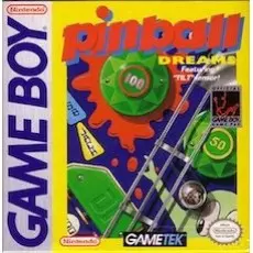 Pinball Dreams Game Boy box art – classic retro game for GameBoy