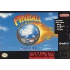Pinball Dreams SNES box art – sports game for Super Nintendo