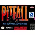 Pitfall Mayan Adventure SNES box art – retro game for Super Nintendo