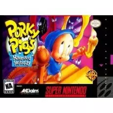 Porky Pig's Haunted Holiday SNES box art – retro game for Super Nintendo