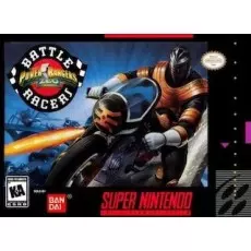 Power Rangers Zeo Battle Racers SNES box art – racing game for Super Nintendo
