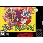 The Ren and Stimpy Show Buckeroos SNES box art – retro game for Super Nintendo