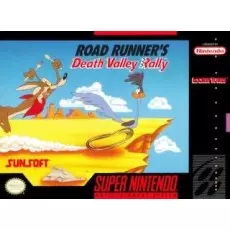 Road Runner's Death Valley Rally SNES box art – retro game for Super Nintendo