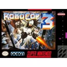 Robocop 3 SNES box art – retro game for Super Nintendo