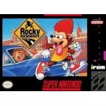 Rocky Rodent SNES box art – retro game for Super Nintendo