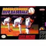 Roger Clemens' MVP Baseball SNES box art – retro game for Super Nintendo