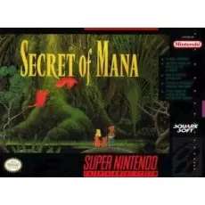 Secret of Mana SNES box art – retro game for Super Nintendo