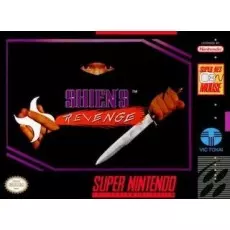 Shien's Revenge SNES box art – retro game for Super Nintendo