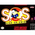 S.O.S: Sink or Swim SNES box art – retro game for Super Nintendo