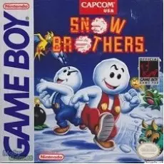 Snow Brothers Game Boy box art – classic retro game for GameBoy