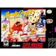 Speedy Gonzales Los Gatos Bandidos SNES box art – retro game for Super Nintendo