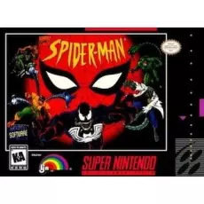 Spiderman SNES box art – retro game for Super Nintendo