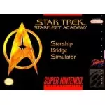 Star Trek Starfleet Academy Starship Bridge Simulator SNES box art – retro game for Super Nintendo