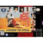 Super Bases Loaded 3 License to Steal SNES box art – retro game for Super Nintendo