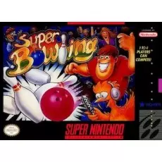 Super Bowling SNES box art – retro game for Super Nintendo