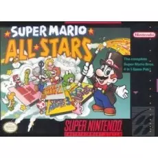 Super Mario All-Stars SNES box art – platformer for Super Nintendo