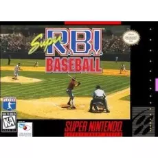 Super RBI Baseball SNES box art – retro game for Super Nintendo