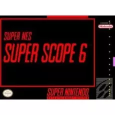 Super Scope 6 SNES box art – retro game for Super Nintendo