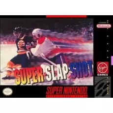 Super Slap Shot SNES box art – retro game for Super Nintendo