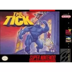 The Tick SNES box art – retro game for Super Nintendo