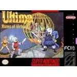 Ultima Runes of Virtue II SNES box art – retro game for Super Nintendo