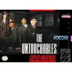 The Untouchables SNES box art – retro game for Super Nintendo