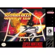 WarpSpeed SNES box art – retro game for Super Nintendo