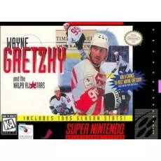 Wayne Gretzky and the NHLPA All-Stars SNES box art – retro game for Super Nintendo