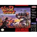 Wild Guns SNES box art – retro game for Super Nintendo