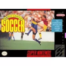 World League Soccer SNES box art – sports game for Super Nintendo
