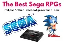 Image showing sonic the hedgehog with description saying Best Sega RPGs