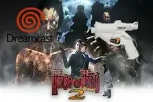 House of the Dead 2 gameplay screenshot – light gun shooter for Sega Dreamcast