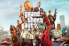Grand Theft Auto V cover art – action-adventure satire open-world game by Rockstar Games