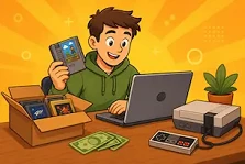 Let's compare 4 different retro video game buying sites.