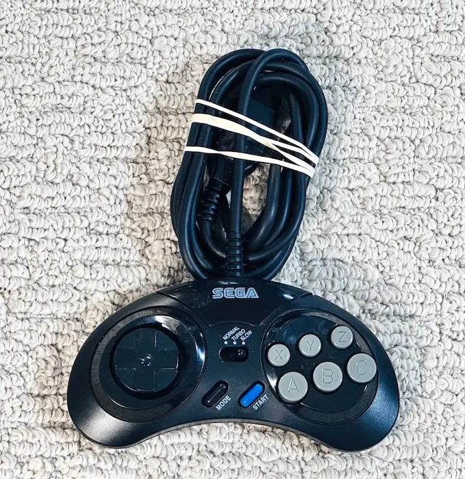 Sega Genesis 6-Button Controller with Turbo
