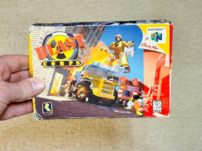 Blast Corps - Empty Game Box
