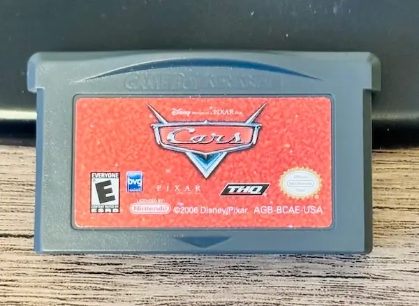 Disney Cars - GBA game cartridge