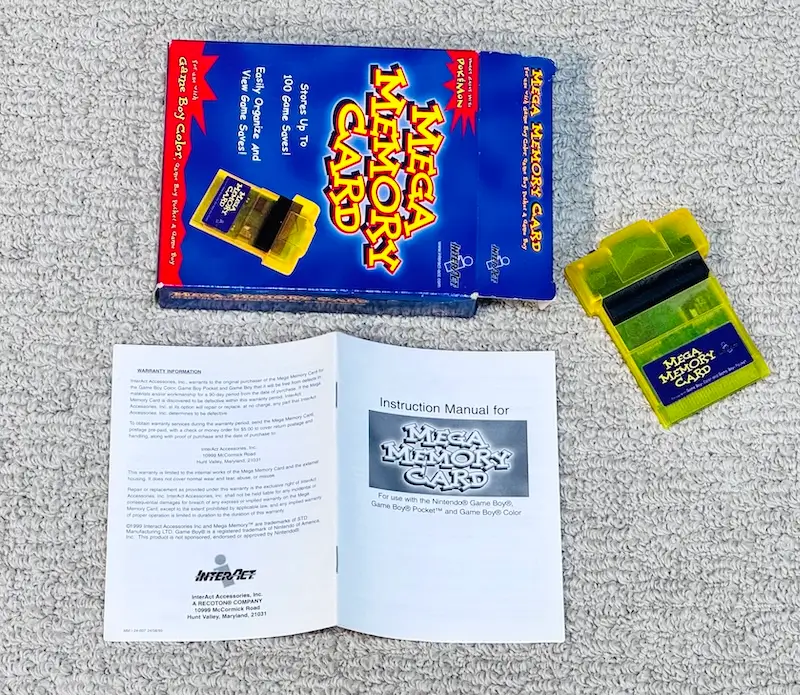 Mega Memory Card - Nintendo Game Boy Color - Boxed