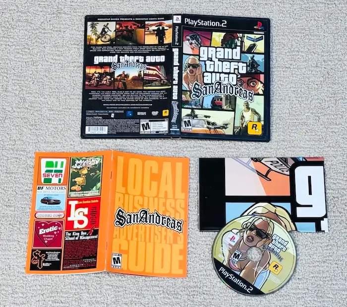 Grand Theft Auto San Andreas for the PlayStation 2