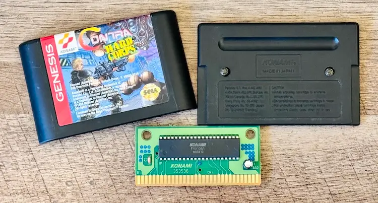 Contra Hard Corps Sega Genesis Cartridge