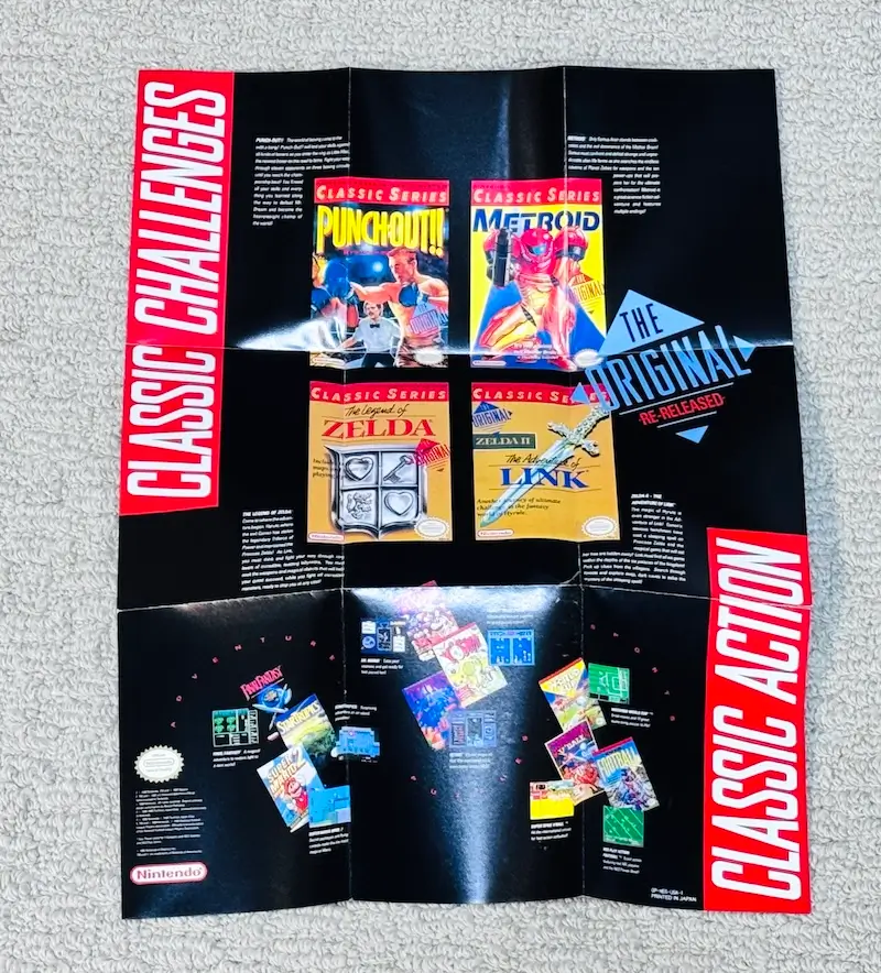 Nintendo NES - Poster Insert for Sale