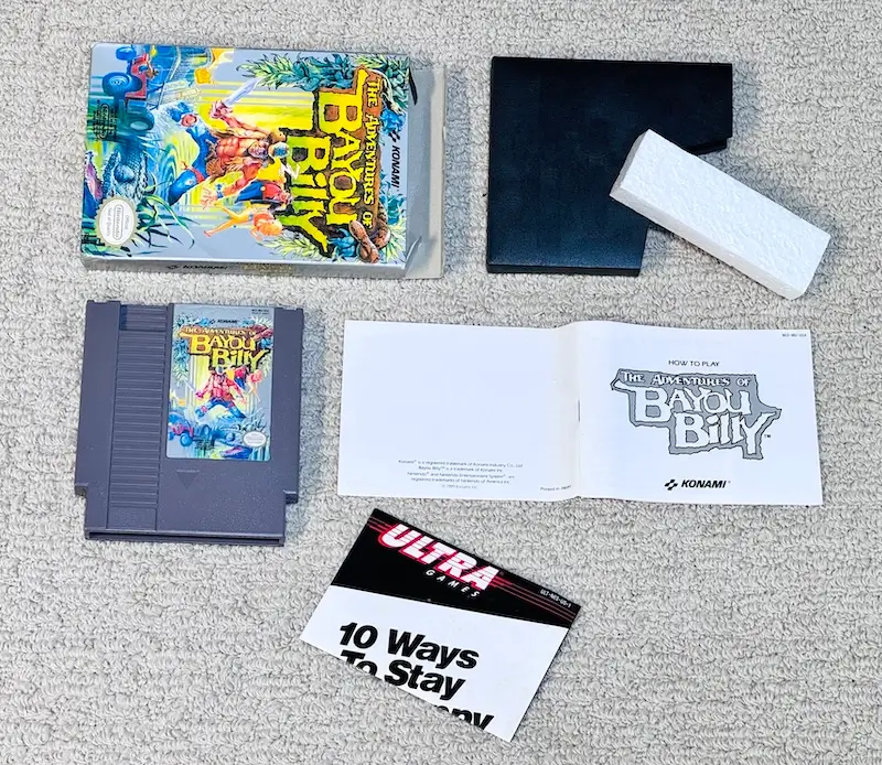 Adventures of Bayou Billy Complete NES Game