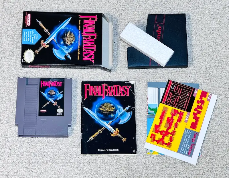 Final Fantasy Complete NES Game