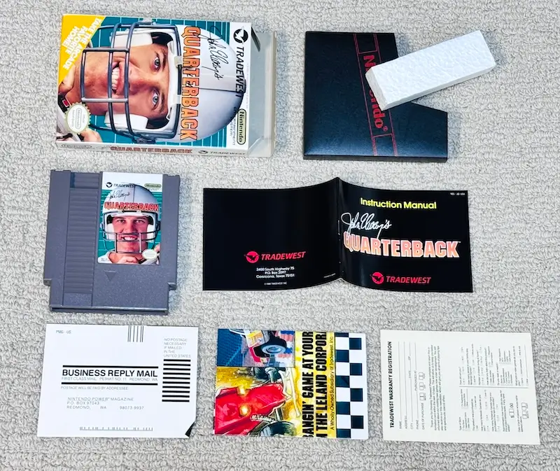 John Elway's Quarterback Complete NES Game
