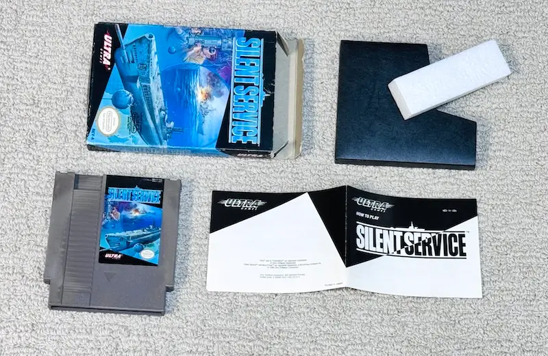 Silent Service Complete NES Game