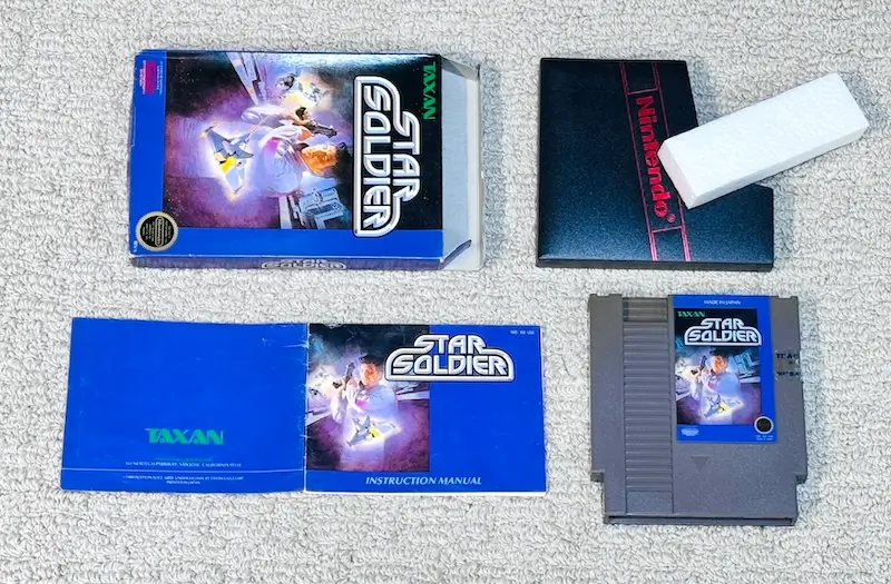 Star Soldier Complete NES Game
