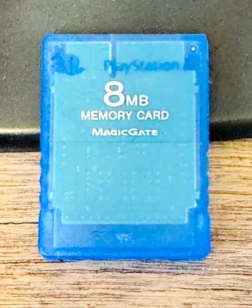 PlayStation 2 8MB Blue Memory Card
