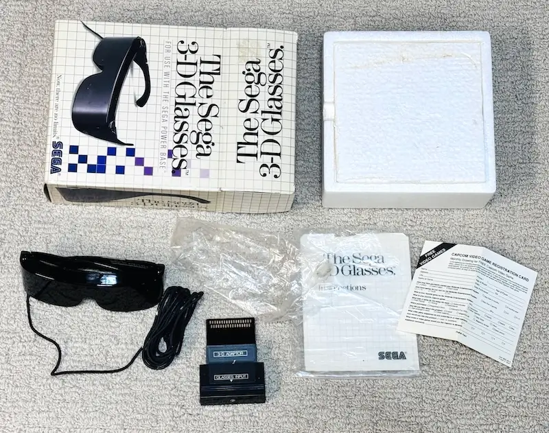 3D Glasses Sega Master System CIB
