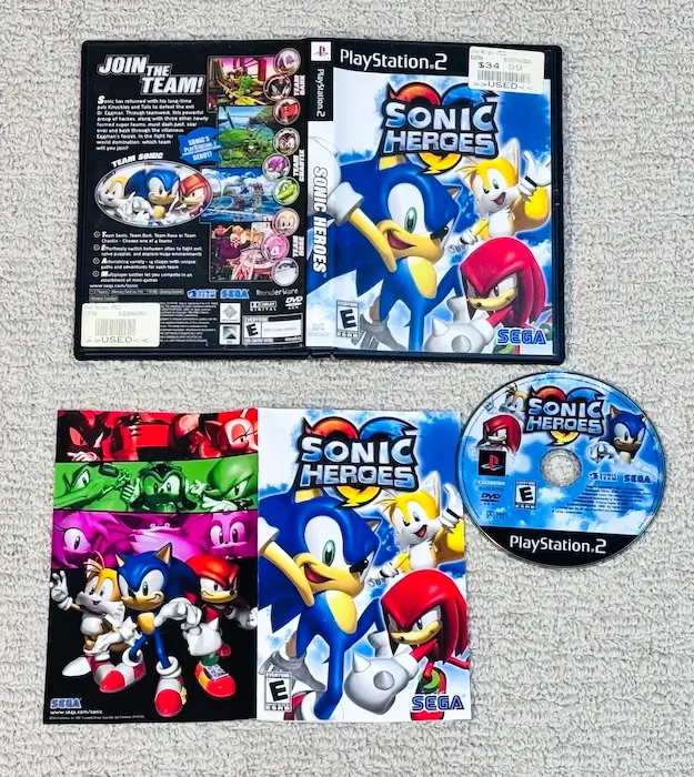 Sonic Heroes for the PlayStation 2