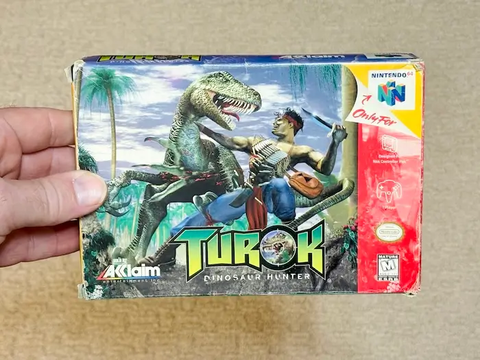 Turok Dinosaur Hunter - Empty Game Box
